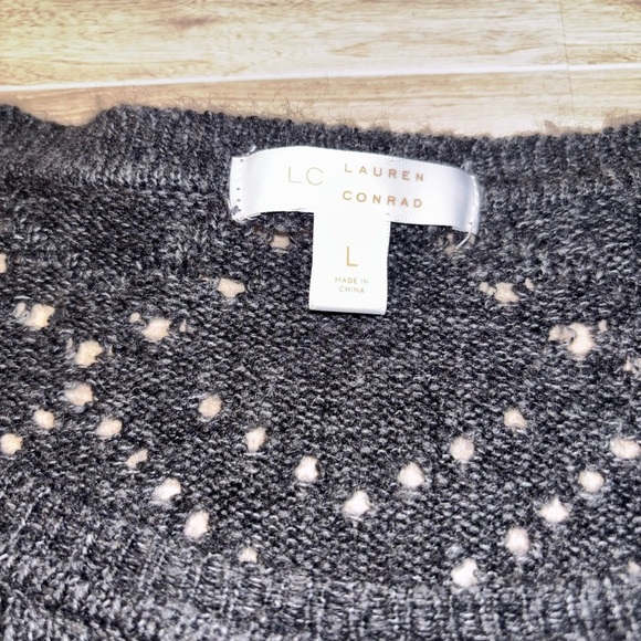 Lauren Conrad Eyelet Crewneck Sweater - Picture 6 of 7